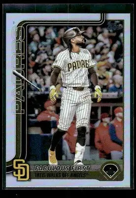 2025 Topps Update Fabulous First #US217 Refractor San Diego Padres