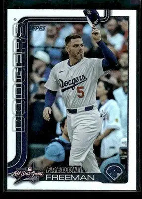 2025 Topps Update Freddie Freeman #ASG-4 2025 All-Star Game Los Angeles Dodgers