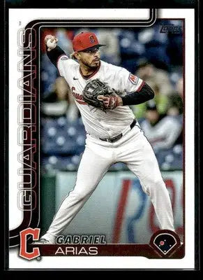 2025 Topps Update Gabriel Arias #US206 Cleveland Guardians