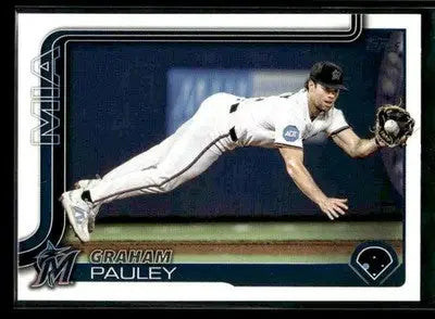 2025 Topps Update Graham Pauley #US188 Miami Marlins