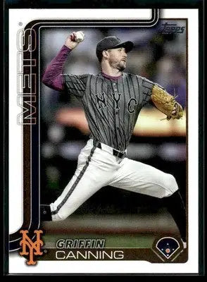 2025 Topps Update Griffin Canning #US40 New York Mets