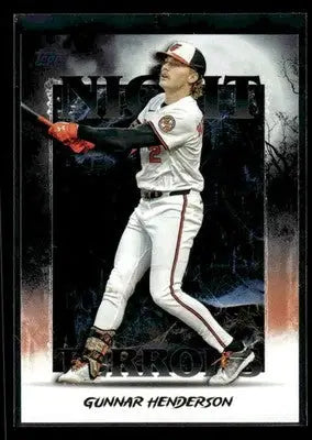 2025 Topps Update Gunnar Henderson #NT-16 Night Terrors Baltimore Orioles