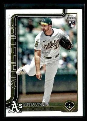 2025 Topps Update Gunnar Hoglund #US254 RC Athletics