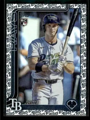 2025 Topps Update Jake Mangum #US306 Topps Logo Foil RC Tampa Bay Rays - Baseball Card Single