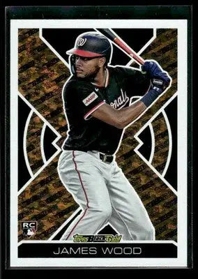 2025 Topps Update James Wood #BG-3 Topps Black Gold Washington Nationals