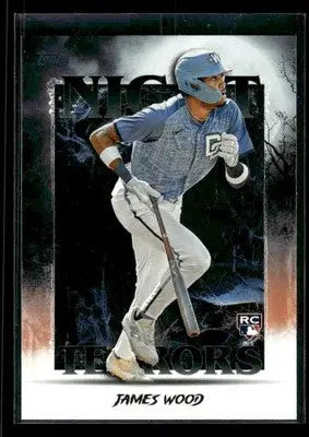 2025 Topps Update James Wood #NT-25 Night Terrors Washington Nationals