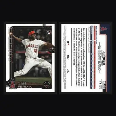 2025 Topps Update Jose Fermin #US338 Los Angeles Angels RC - Baseball Card Single