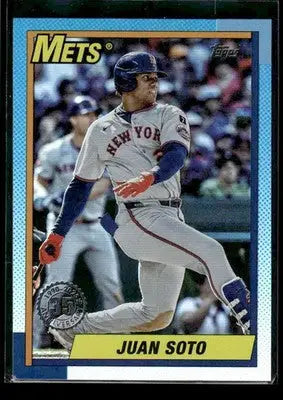 2025 Topps Update Juan Soto #U90-26 1990 35th Anniversary New York Mets