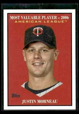 2025 Topps Update Justin Morneau #MV-21 Most Valuable Minnesota Twins