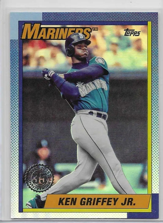 2025 Topps Update - Ken Griffey Jr - 1990 Foil Insert - #U90-47 - (750) - Baseball Card Single