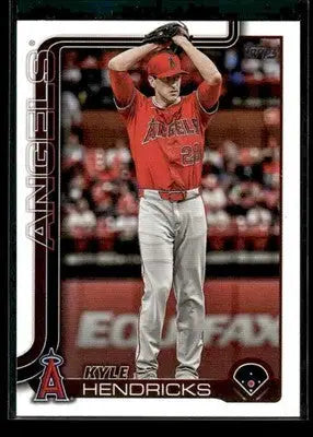 2025 Topps Update Kyle Hendricks #US136 Los Angeles Angels