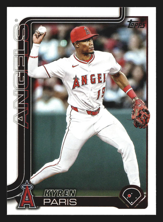 2025 Topps Update Kyren Paris #US15 Los Angeles Angels - Baseball Card Single
