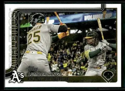 2025 Topps Update Lawrence Butler / Brent Rooker #US80 Athletics