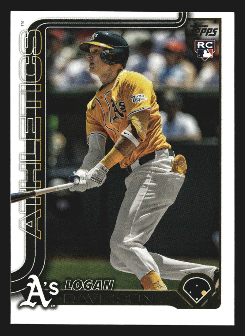 2025 Topps Update Logan Davidson #US213 RC Athletics - Baseball Card Single
