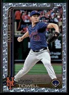 2025 Topps Update - Topps Logo Foil Blade Tidwell #US22 RC New York Mets