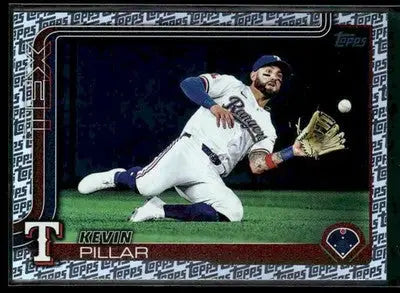 2025 Topps Update - Topps Logo Foil Kevin Pillar #US311 Texas Rangers