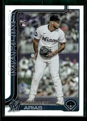 2025 Topps Update Luarbert Arias #US53 Rainbow Foil RC Miami Marlins