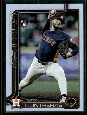 2025 Topps Update Luis Contreras #US323 Rainbow Foil RC Houston Astros