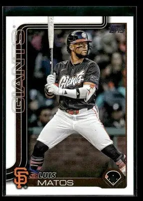 2025 Topps Update Luis Matos #US29 San Francisco Giants