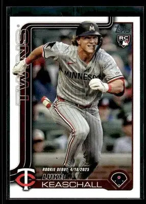 2025 Topps Update Luke Keaschall #US342 Minnesota Twins