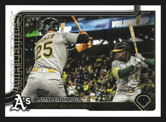 2025 Topps Update Lumber Kings Brent Rooker Lawrence Butler #US80 A’s - Baseball Card Single