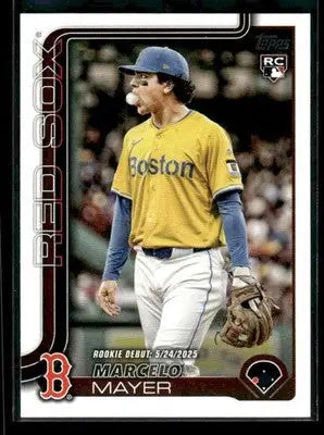 2025 Topps Update Marcelo Mayer #US276 Boston Red Sox
