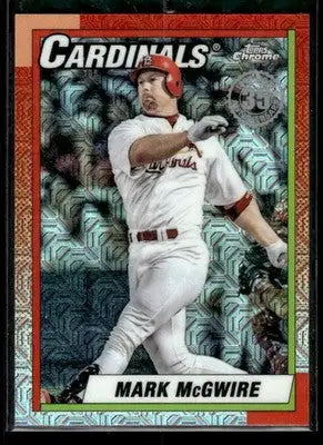2025 Topps Update Mark McGwire #U90C-83 1990 35th Anniversary Chrome Cardinals