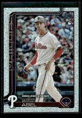 2025 Topps Update Mick Abel #US270 Sandglitter Philadelphia Phillies