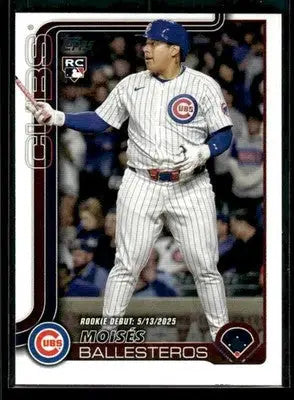 2025 Topps Update Moisés Ballesteros #US236 Chicago Cubs