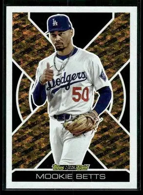 2025 Topps Update Mookie Betts #BG-21 Topps Black Gold Los Angeles Dodgers