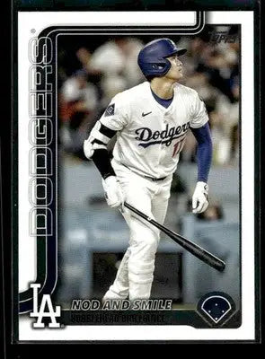 2025 Topps Update Nod and Smile #US84 Los Angeles Dodgers