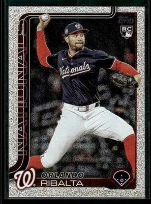 2025 Topps Update Orlando Ribalta #US203 Sandglitter RC Washington Nationals