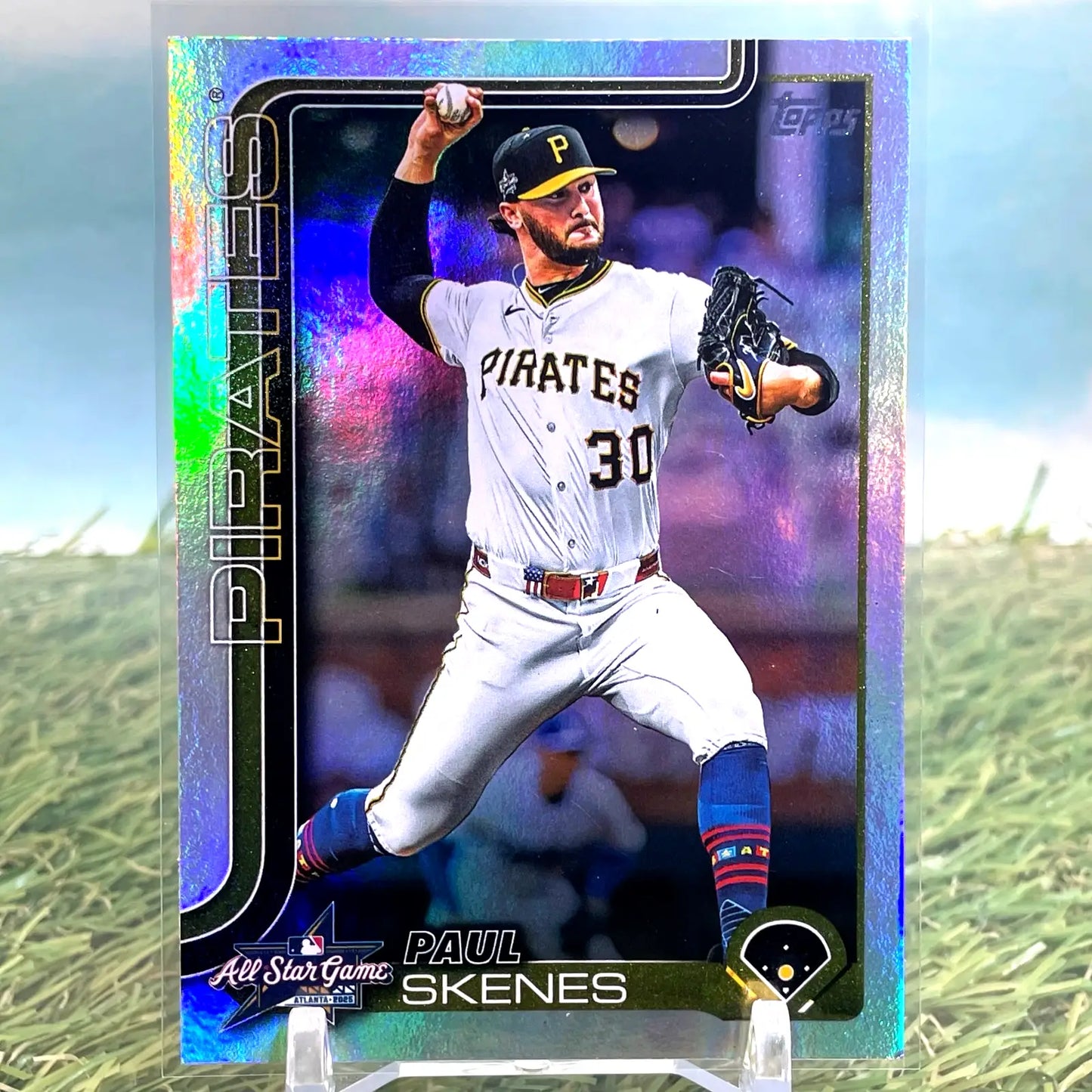 2025 Topps update Paul Skenes All Star Rainbow Foil - Baseball Card Single