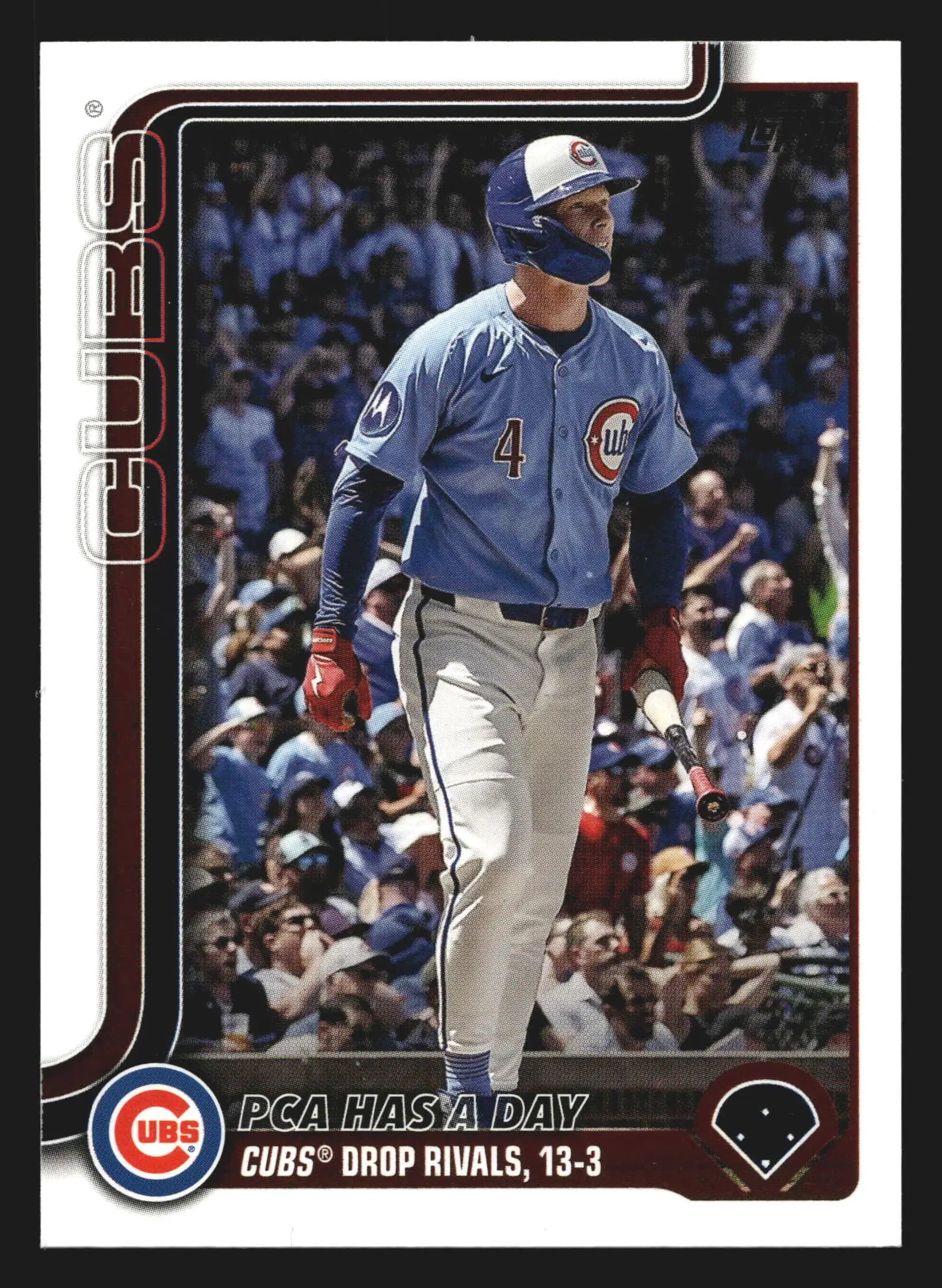 2025 Topps Update Pete Crow-Armstrong #US164 PCA Has A Day Cubs - Baseball Card Single