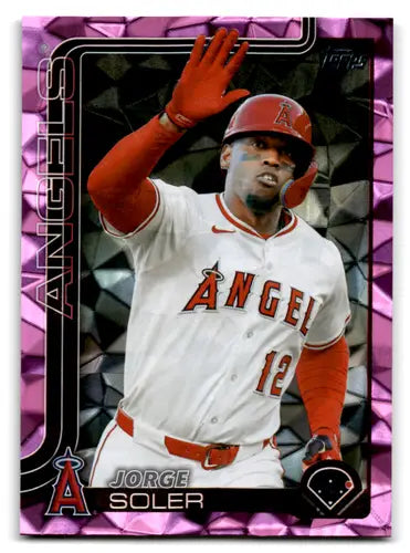 2025 Topps Update Pink Diamante Foil #US343 Jorge Soler NM-MT Angels ID:80393 - Baseball Card Single