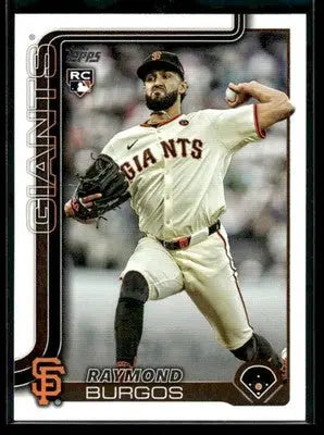 2025 Topps Update Raymond Burgos #US115 RC San Francisco Giants