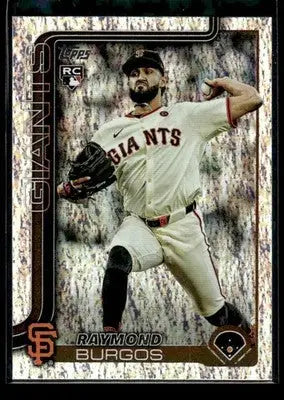 2025 Topps Update Raymond Burgos #US115 Sandglitter RC San Francisco Giants