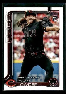 2025 Topps Update Rhett Lowder #US318 Cincinnati Reds