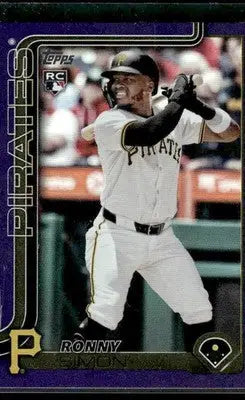 2025 Topps Update Ronny Simon #US111 Purple Rainbow Foil SN,RC #/250 Pirates