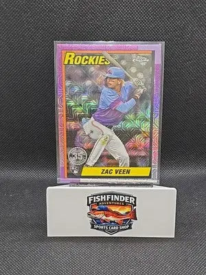 2025 Topps Update Series - 1990 Topps Chrome Silver Pack Zac Veen #U90C-8... - Baseball Card Single