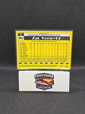 2025 Topps Update Series - 1990 Topps Chrome Silver Pack Zac Veen #U90C-8... - Baseball Card Single
