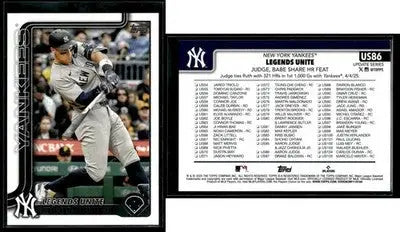 2025 Topps Update Series AARON JUDGE #US86 CL New York Yankees