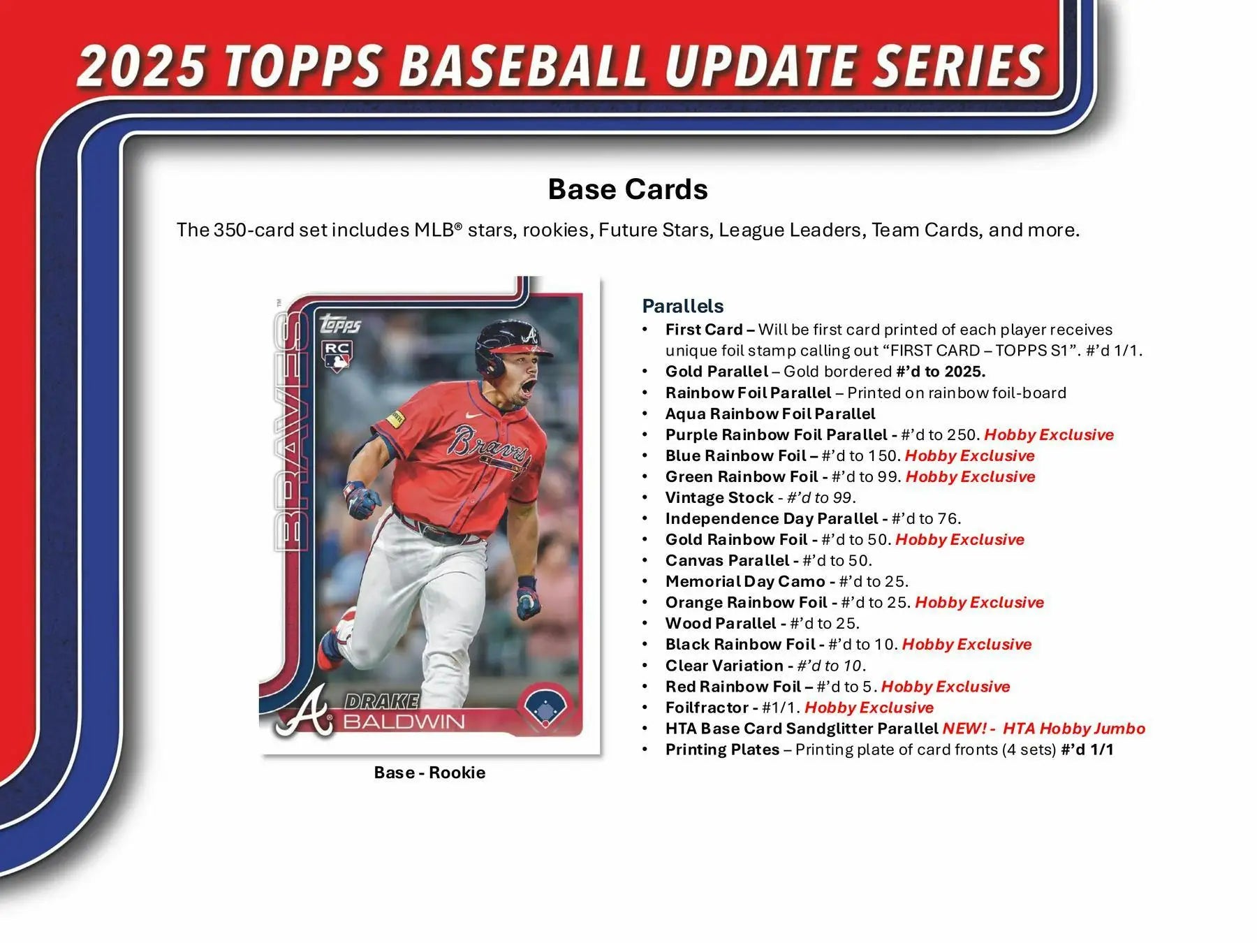 2025 Topps Update Series Baseball Hobby Jumbo Box | Columbia Sports Cards - Sports Card Hobby Boxes