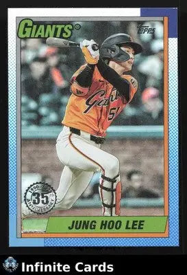 2025 Topps Update Series JUNG HOO LEE #U90-21 Blue Prizm Parallel/Variety Insert - Baseball Card Single