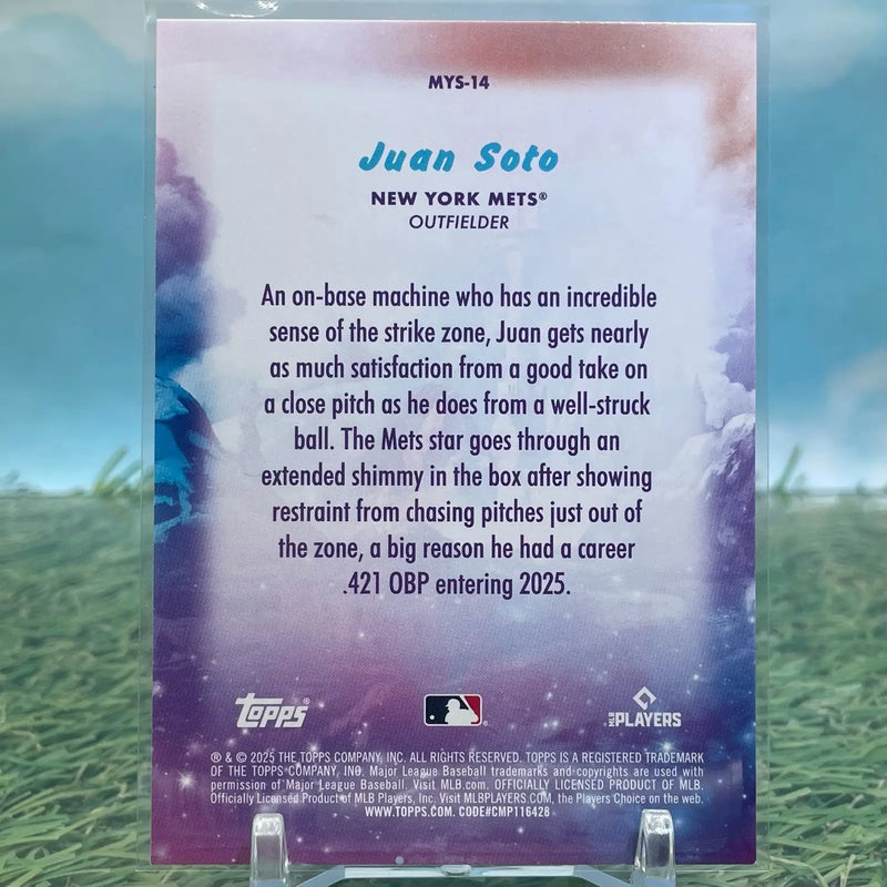 2025 Topps Update Series Mystical Juan Soto NY Mets KM45 - Baseball Card Single