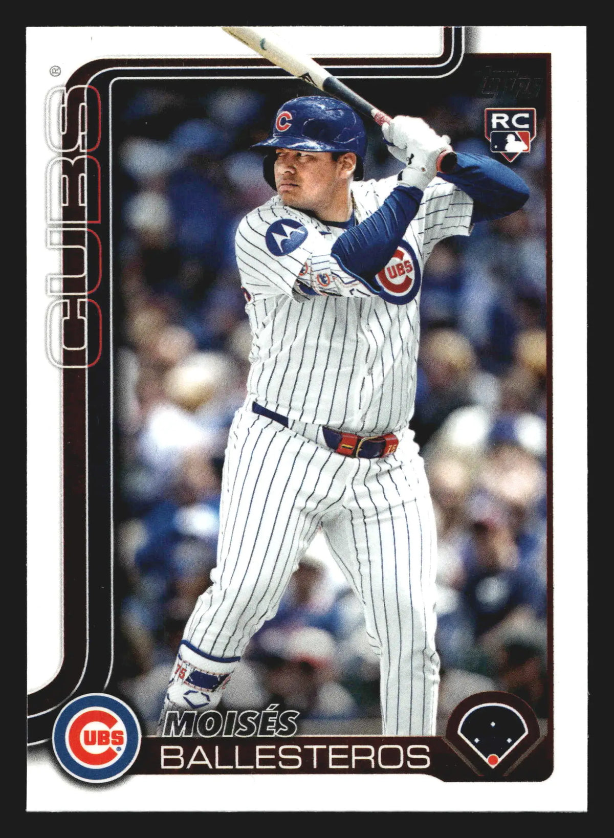 2025 Topps Update Series #US262 Moises Ballesteros RC Chicago Cubs - Baseball Card Single