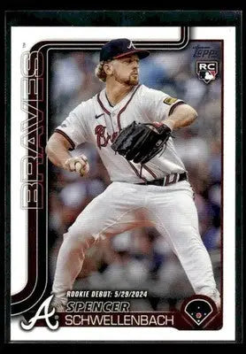 2025 Topps Update Spencer Schwellenbach #US327 Atlanta Braves