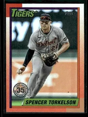 2025 Topps Update Spencer Torkelson #U90-48 1990 35th Anniversary Detroit Tigers