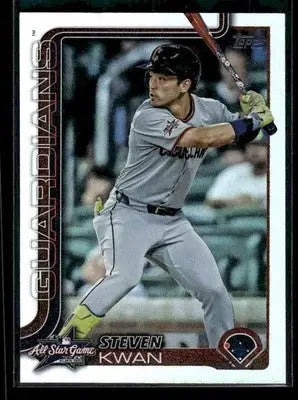 2025 Topps Update Steven Kwan #ASG-43 2025 All-Star Game Cleveland Guardians
