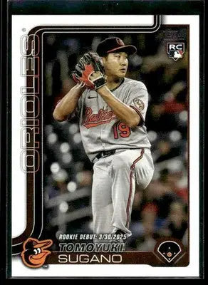 2025 Topps Update Tomoyuki Sugano #US55 Baltimore Orioles
